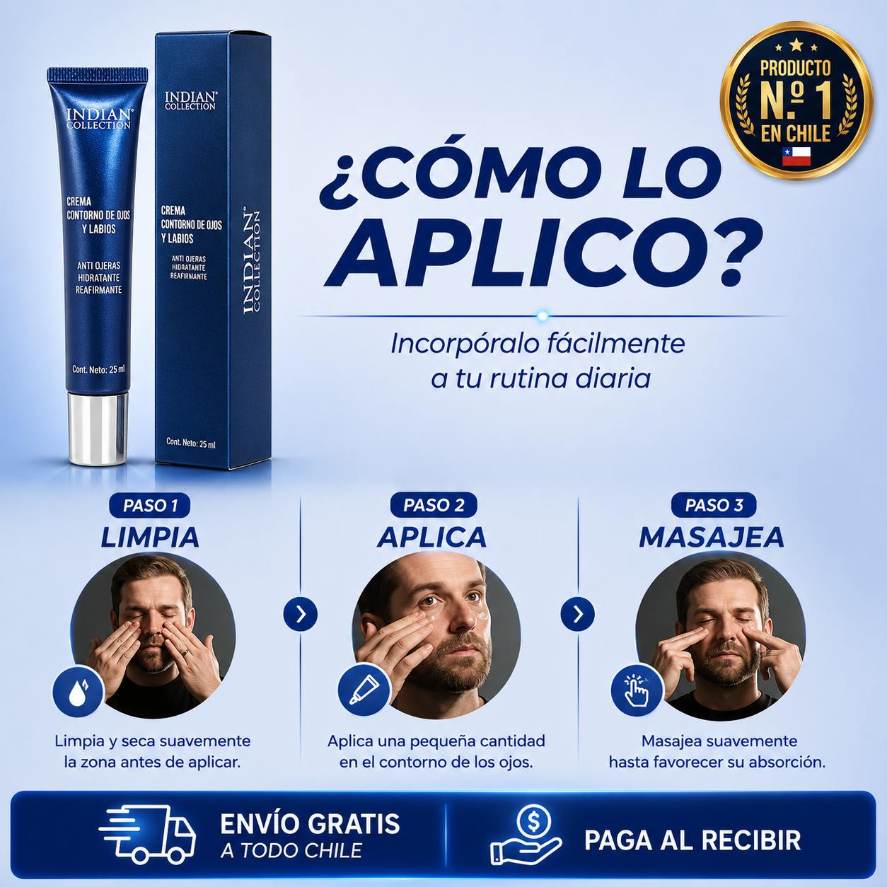 INDIAN COLLECTION™ | Crema para Ojeras, Arrugas y Líneas de Expresión.
