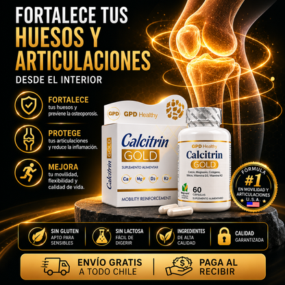 Calcitrin Gold® – Menos molestias, más libertad para moverte.